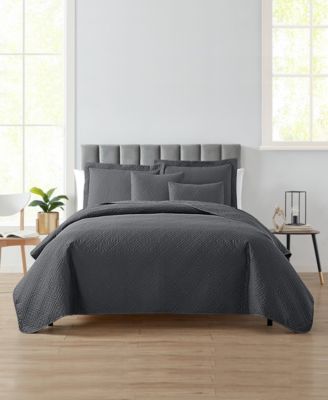 Diamond Embossed 5-Pc. Quilt Set, Full/Queen