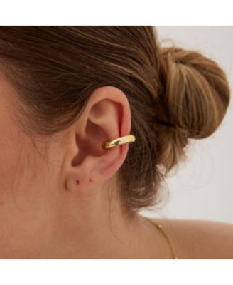 Chunky Sterling Silver Ear Cuff No Piercing 1 Piece