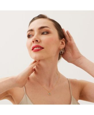 Evil Eye Blue Eye Eyelash Sterling Silver Pendant Necklace