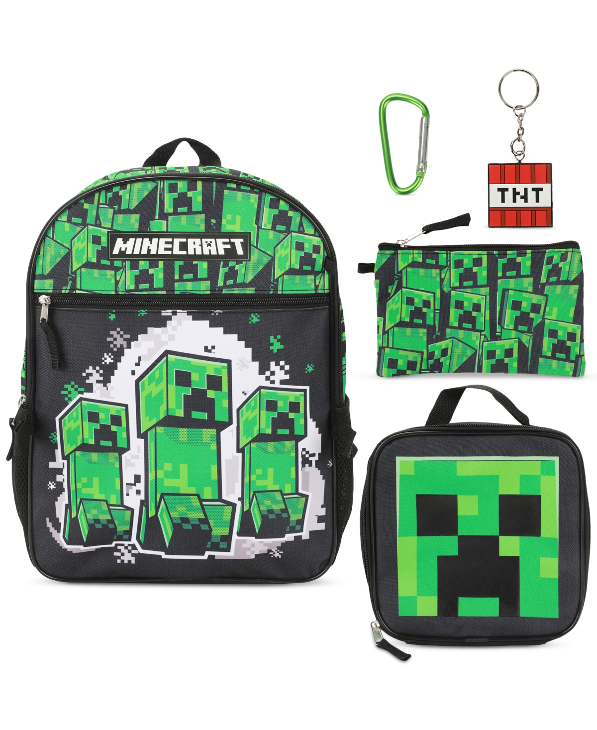 5-Piece Backpack Set - Green