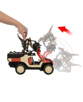 RC Jurassic World Dino Catcher RC, Remote-Control Toy Truck with Dinosaur Figure