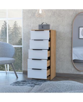 Five Drawer Standard Chest for Bedroom Storage and Organization
