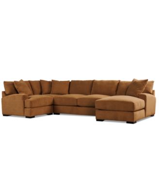 Rhyder 4-Pc. Fabric Chaise Sectional, Exclusively at Macy's