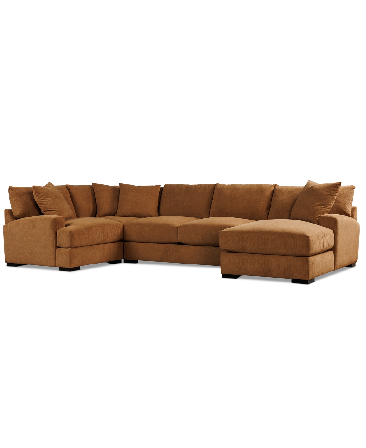 Macy's Rhyder 4-pc. Fabric Chaise Sectional, Exclusively At