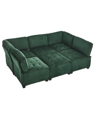 Streamdale U-Shaped Modular Sectional Sofa with Reversible Chaise