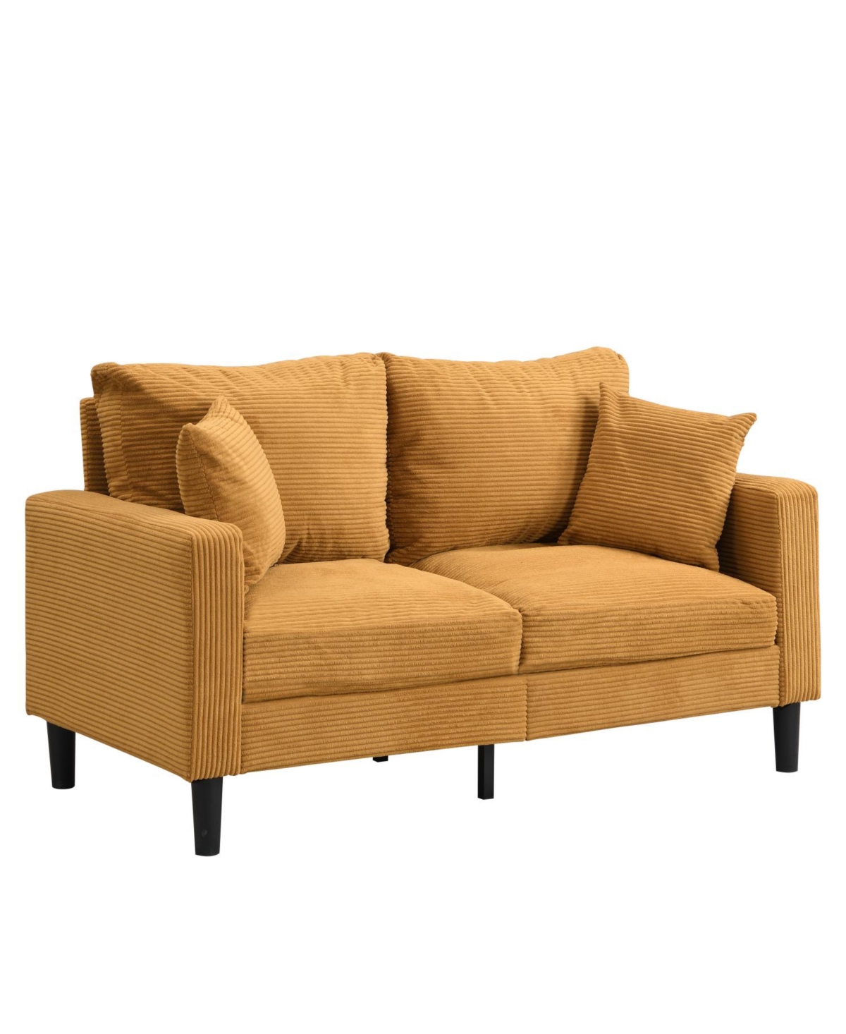 Streamdale Furniture 57" Modern 2-Seat Sofa - Orange