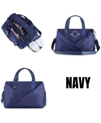 Waterproof Travel Bag with Shoe Slot - Navy