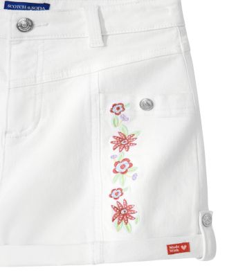 Big Girls Stretch Denim Shorts
