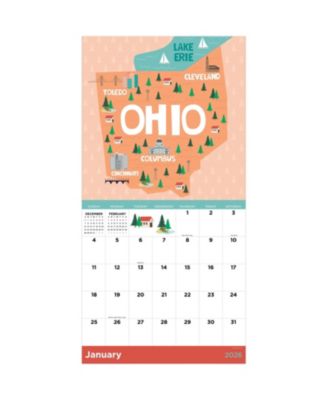 2026 Home: Ohio Wall Calendar
