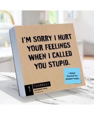2026 Anti Affirmations/Daily Sarcasm Daily Desktop Calendar