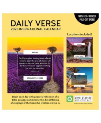 2026 Daily Verse Daily Desktop Calendar