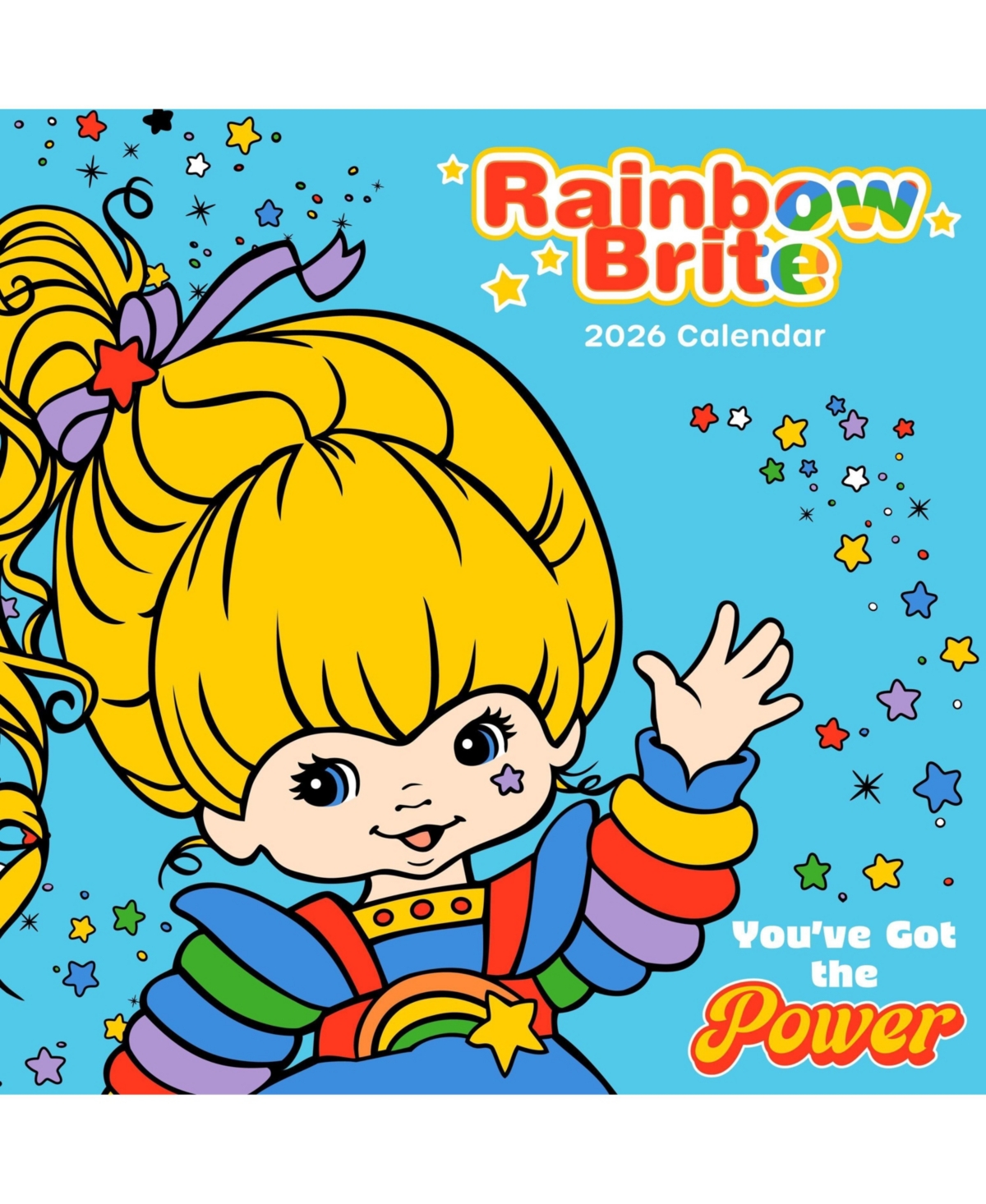 2026 Rainbow Brite Wall Calendar - Multicolor