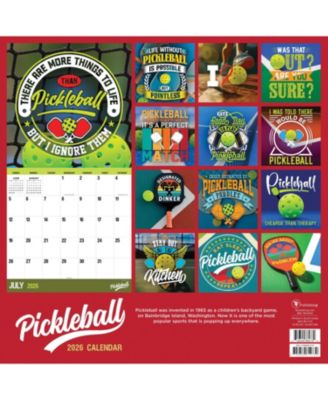 2026 Pickleball is Life Wall Calendar
