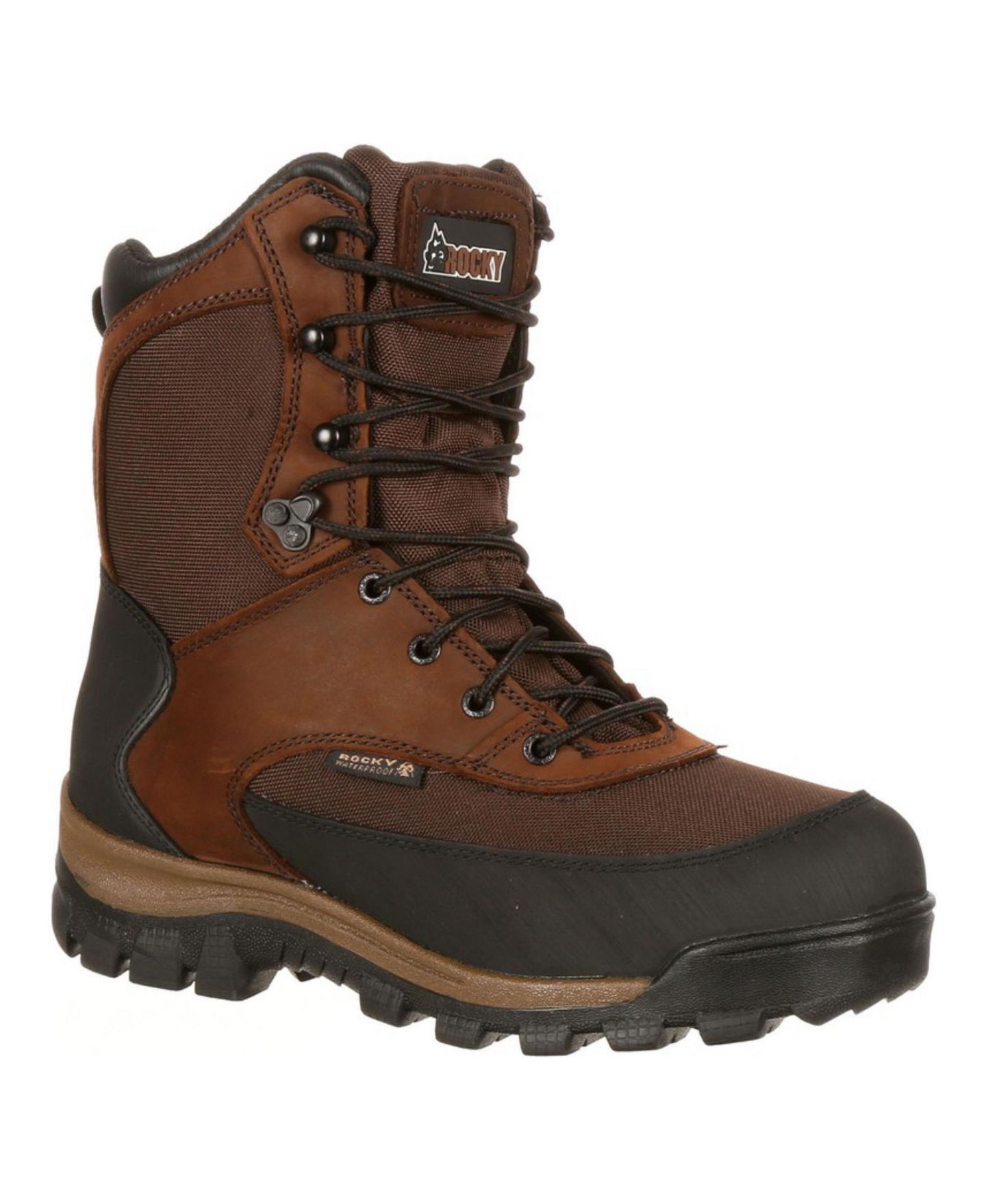 Мужские ботинки ROCKY Core Waterproof 800G Insulated Outdoor Boot, цвет: Тёмный коричневый — фото 1