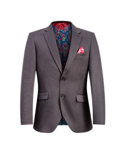 Пиджак Elie Balleh Black Slim Fit Classic Blazer для мальчиков, цвет: Чёрный