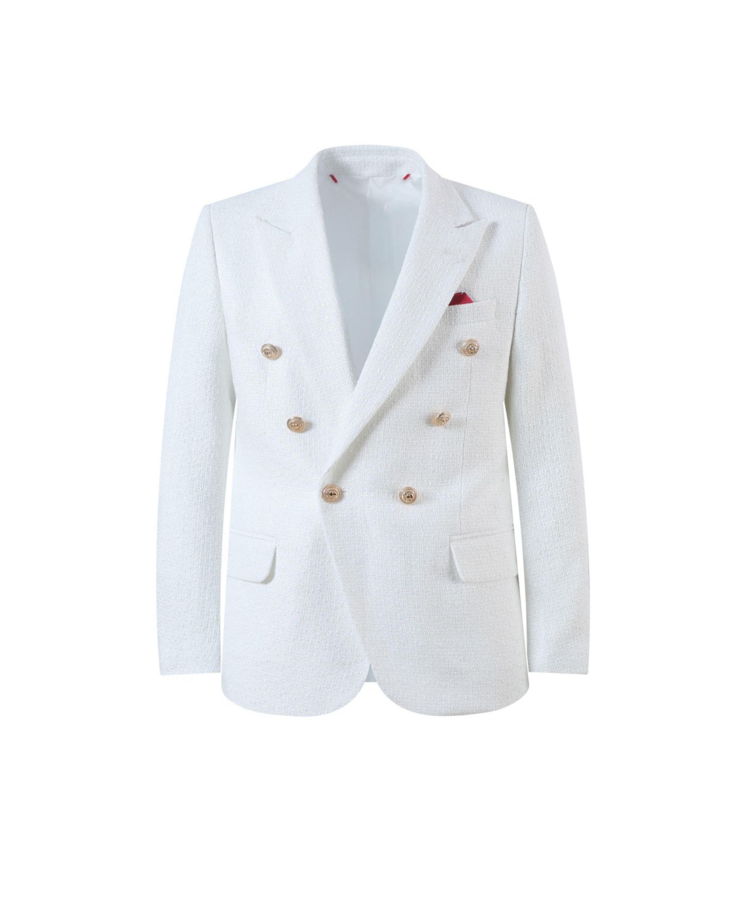 Куртка Elie Balleh White Slim Fit Elegant Jacket для мальчиков, цвет: Белый — фото 1
