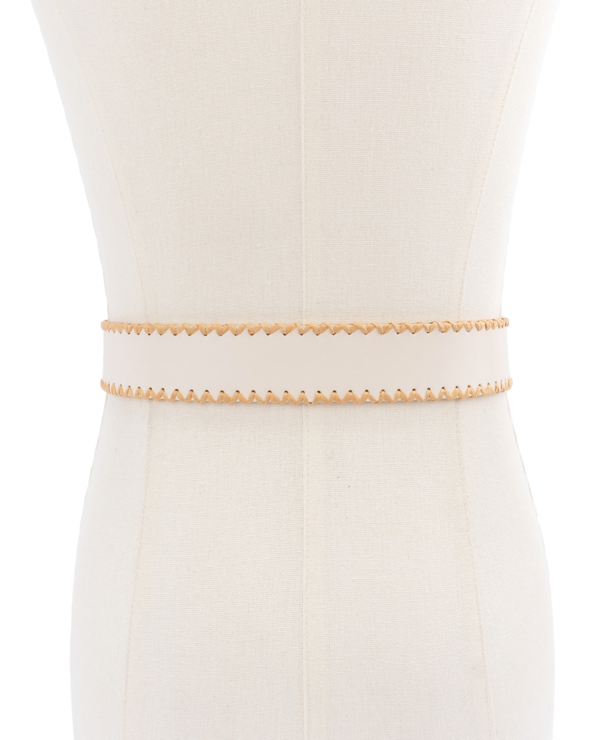Shop Kate Spade Women's 35mm Straw Edge Belt