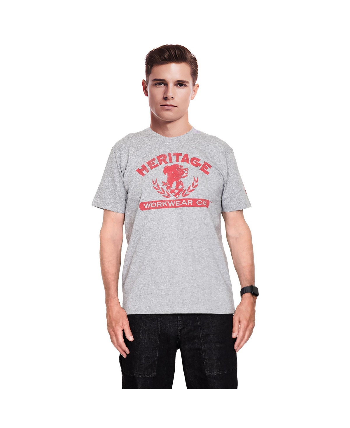 Men's American Heritage Collection Workwear Brave T-Shirt - Grey heather