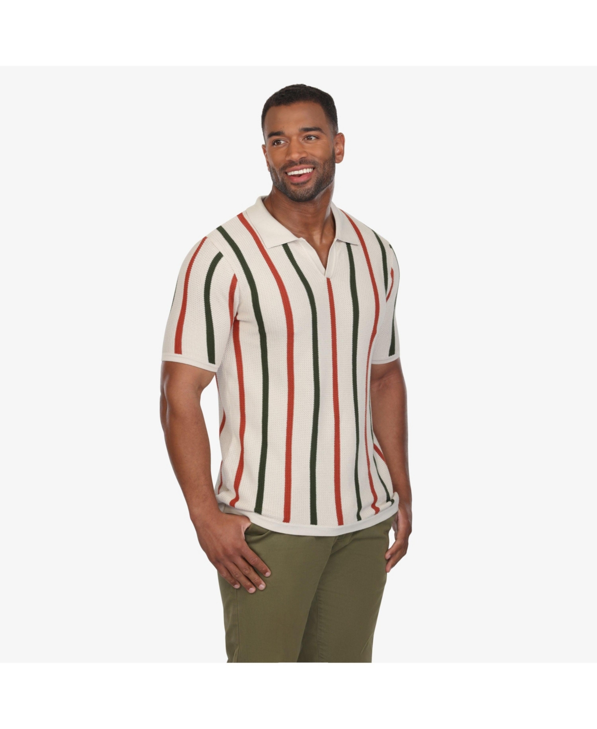 Men's Havana Nights Luxe Knit Polo - Beige