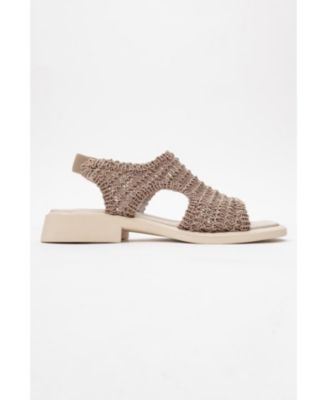 Weave Leather Woven Sandal (Women)