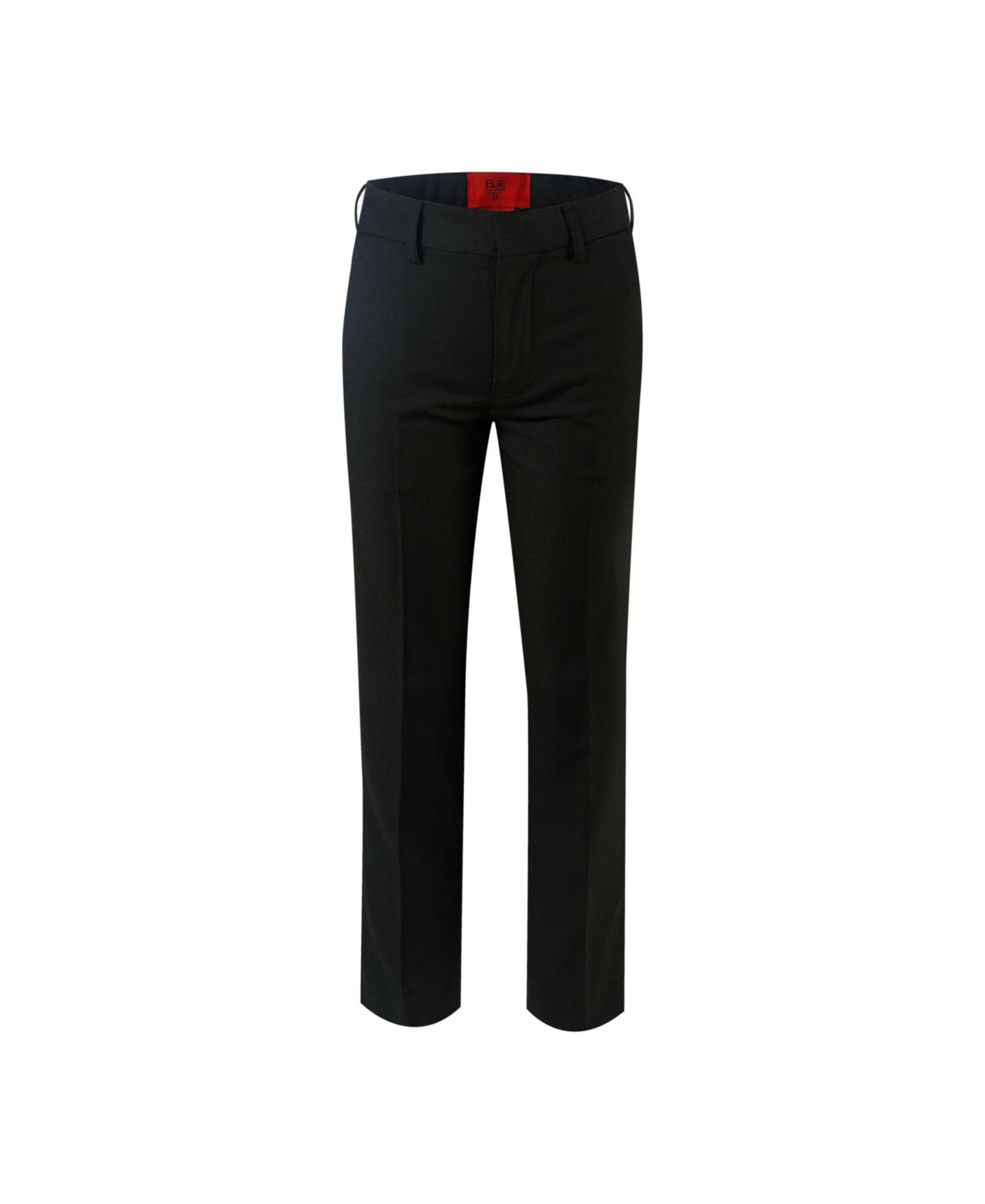Брюки Elie Balleh Black Slim Fit Dress Pants для мальчиков, цвет: Чёрный — фото 1