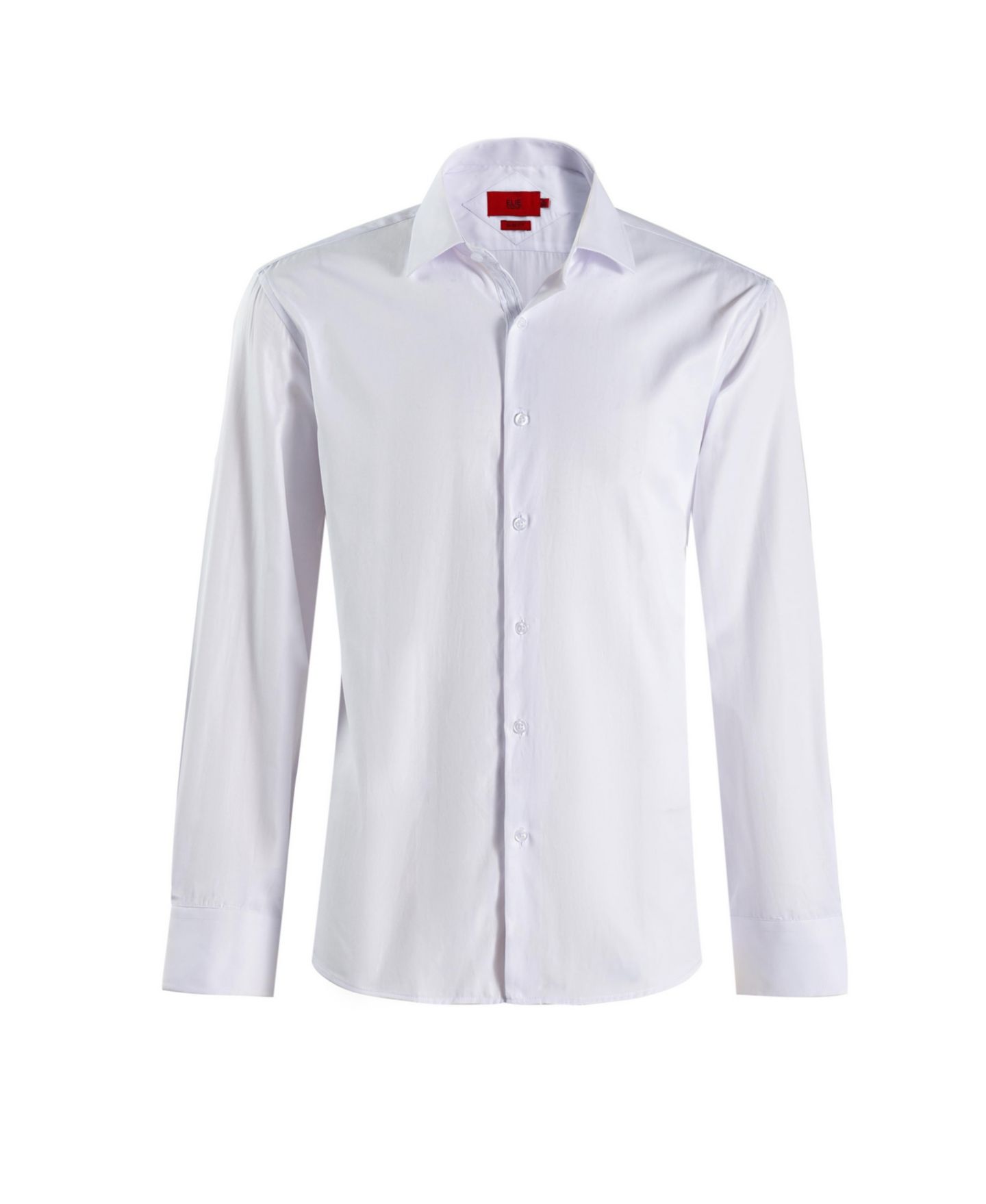 Рубашка Elie Balleh White Slim Fit Swirl Print Button-Down Shirt для мальчиков, цвет: Белый — фото 1
