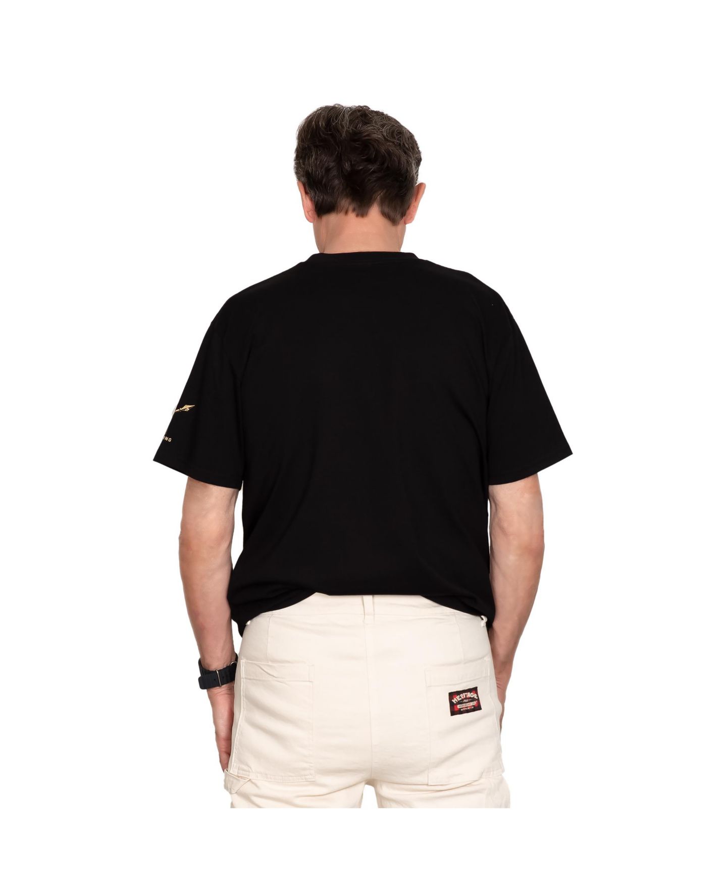 Мужская футболка Level 7 Heritage American Collection Workwear Graphic, цвет: Чёрный — фото 2