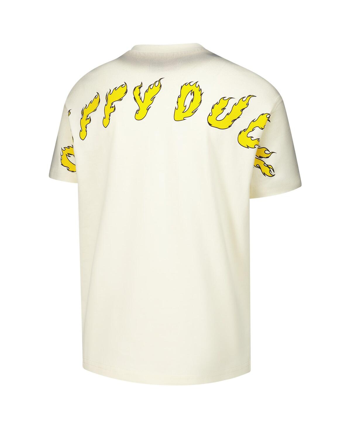 Freeze Max Big Boys And Girls Cream Looney Tunes Hot Rod Daffy T-shirt
