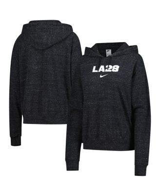Women's Black LA28 Summer Olympics Gym Vintage Pullover Hoodie