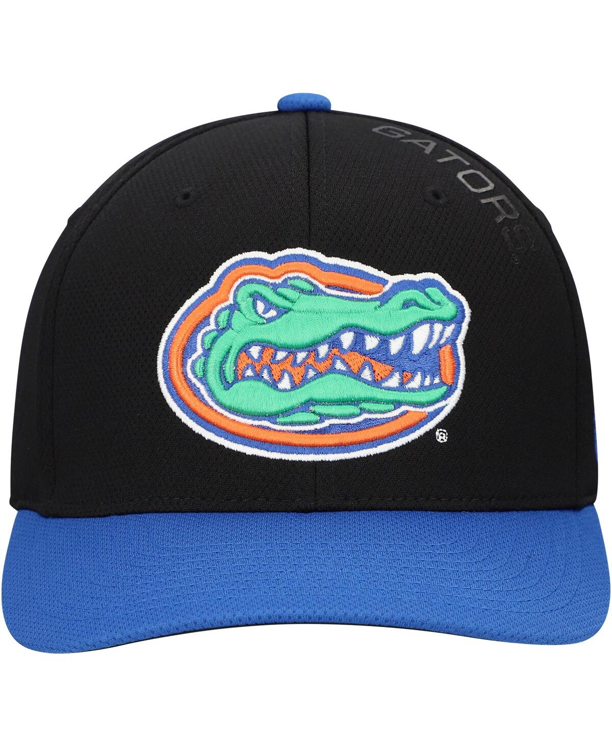 Top Of The World Men's Black/royal Florida Gators Reflex 2.0 Flex Fit Hat