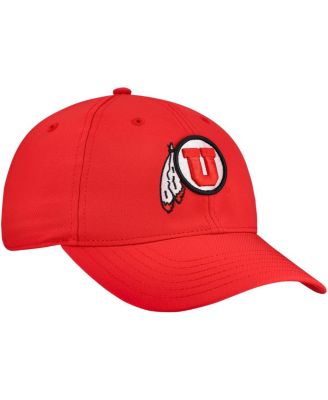 Men's Red Utah Utes Victory Trainer Adjustable Hat