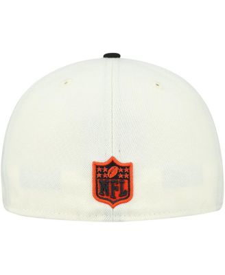 Men's Cream/Black Cincinnati Bengals Main 59FIFTY Fitted Hat