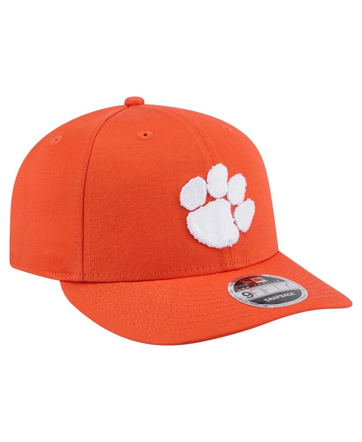 New Era Men's Orange Clemson Tigers Low Profile 9fifty Snapback Hat
