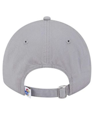 Women's Gray Kansas Jayhawks Logo 9TWENTY Adjustable Hat
