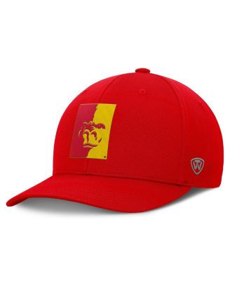 Men's Red Pittsburg State Gorillas Reflex Performance Flex Hat