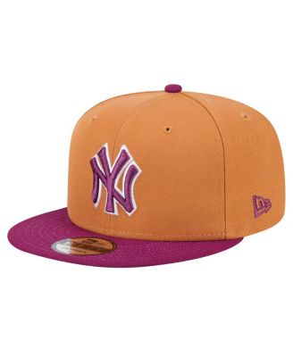 Men's Brown/Purple New York Yankees Color Pack Two-Tone 9FIFTY Snapback Hat