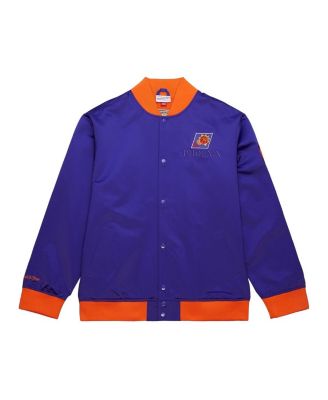 Men's Purple Phoenix Suns Hardwood Classics Team OG 3.0 Lightweight Satin Full-Snap Jacket