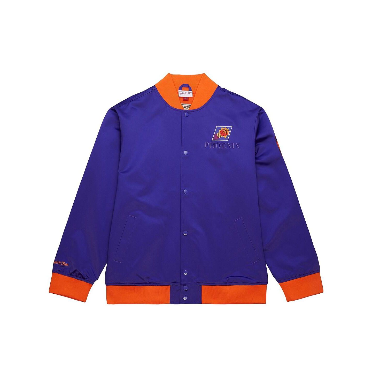 Мужская куртка Mitchell & Ness Purple Phoenix Suns Hardwood Classics Team OG 3.0 Lightweight Satin Full-Snap — фото 3
