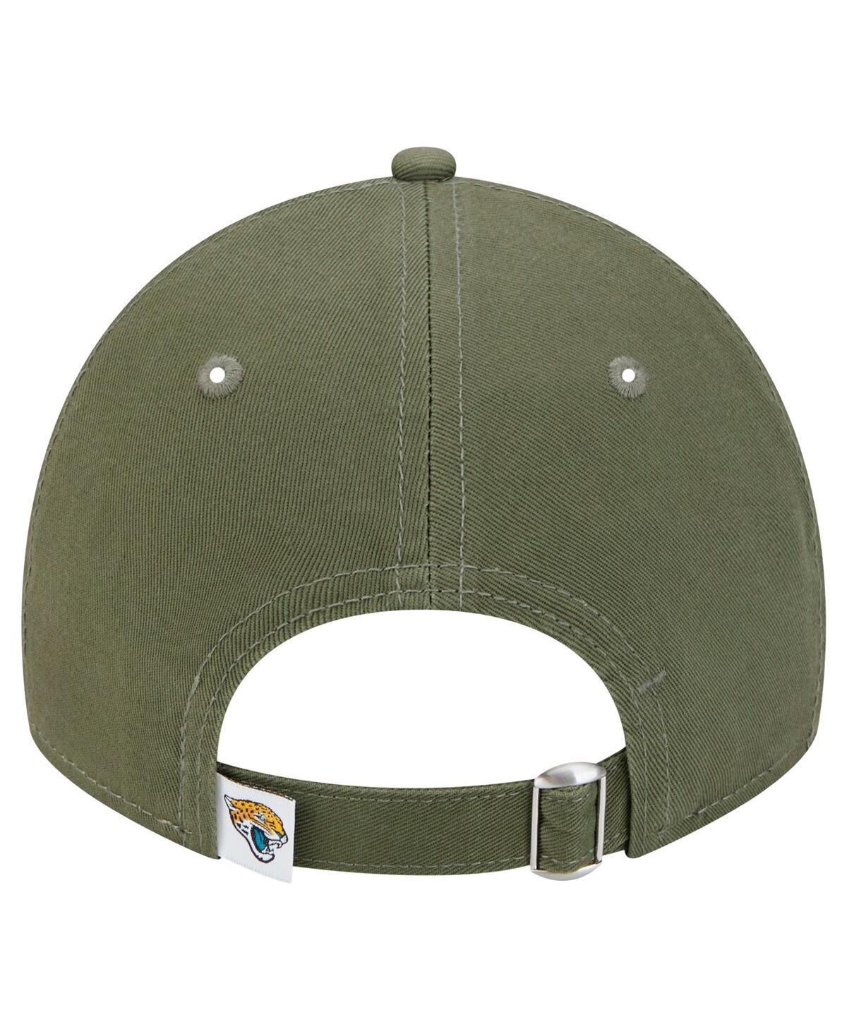New Era Men's Olive Jacksonville Jaguars Main 9twenty Adjustable Hat