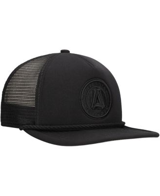 Men's Black Atlanta United FC Active Tone Golfer Snapback Hat
