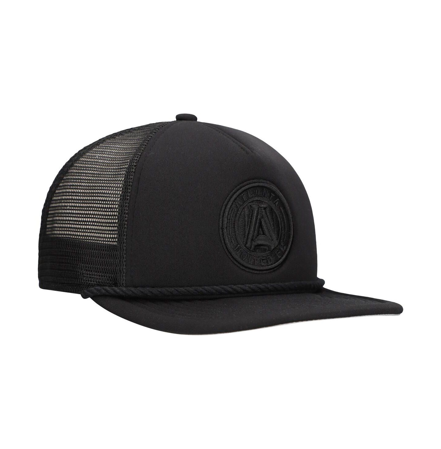 Мужская кепка New Era Black Atlanta United FC Active Tone Golfer Snapback Hat — фото 4