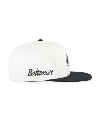 Women's White/Black Baltimore Orioles Foundation Captain Snapback Hat