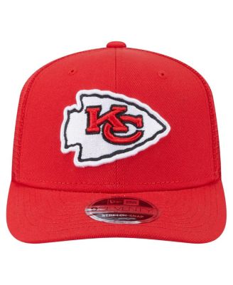 Men's Red Kansas City Chiefs Main Trucker 9SEVENTY Stretch Snap Hat