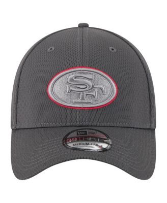 Men's Graphite San Francisco 49ers Main 39THIRTY Flex Hat