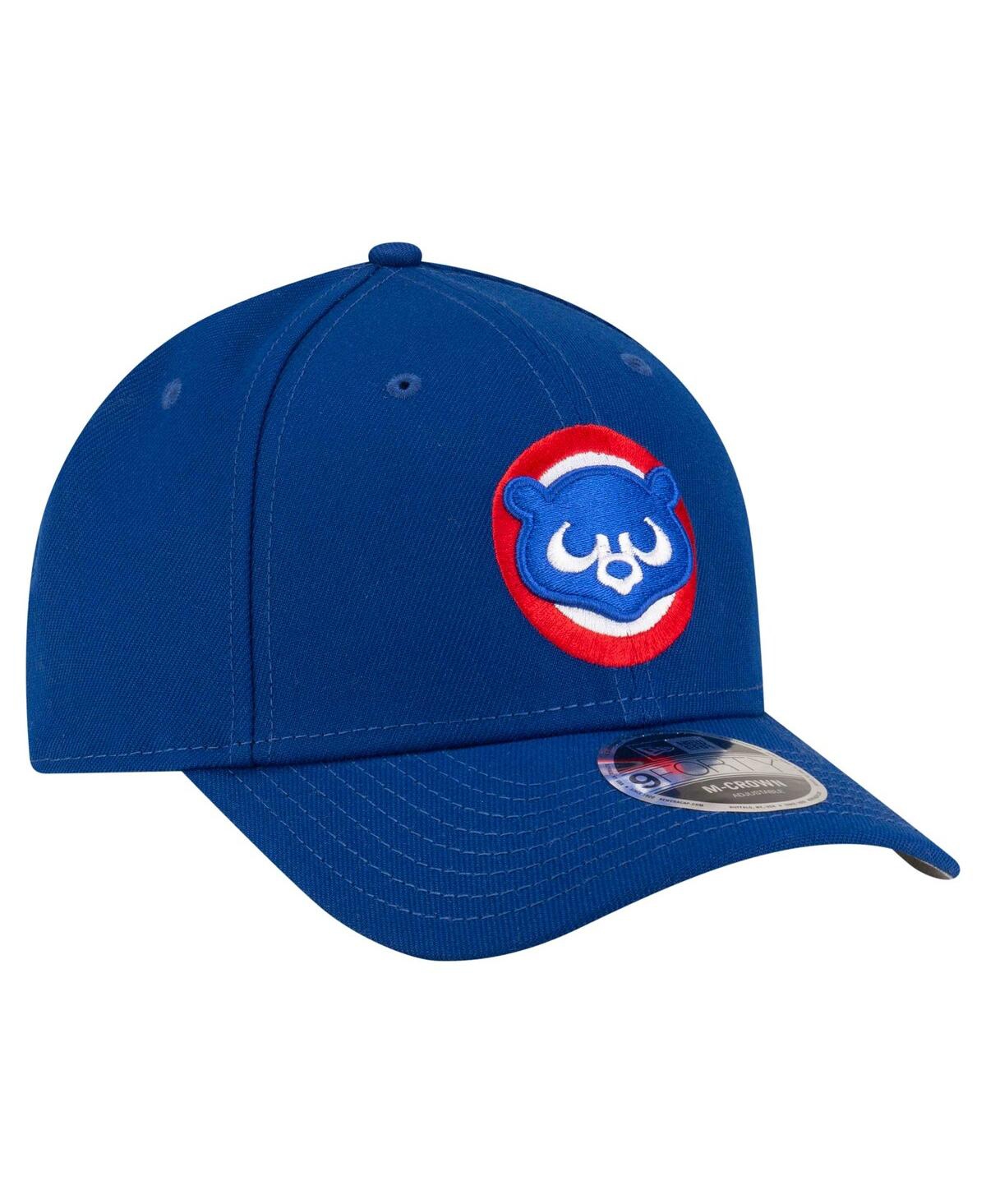 New Era Men's Royal Chicago Cubs Player Replica 9forty Adjustable Hat