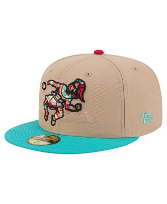 New Era - Men's  Tan Pensacola Blue Wahoos Copa de la Diversion 59FIFTY Fitted Hat