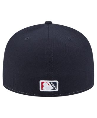 Men's White/Black Nashville Sounds Authentic Collection 59FIFTY Fitted Hat