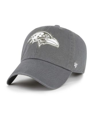 '47 Brand - Women's Gray Baltimore Ravens Bright Side Clean Up Adjustable Hat
