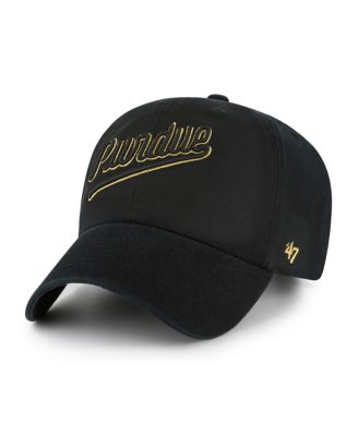 '47 Brand - Men's Black Purdue Boilermakers Vault Clean Up Adjustable Hat