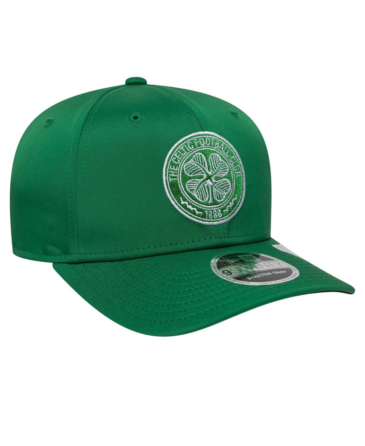 New Era Men's Green Celtic Core 9seventy Stretch-snap Hat
